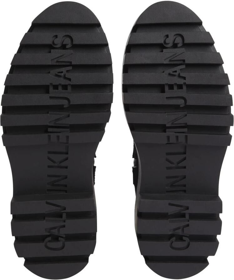 Calvin Klein Jeans Lage Flatform Zwarte Regenlaarzen - Foto 4