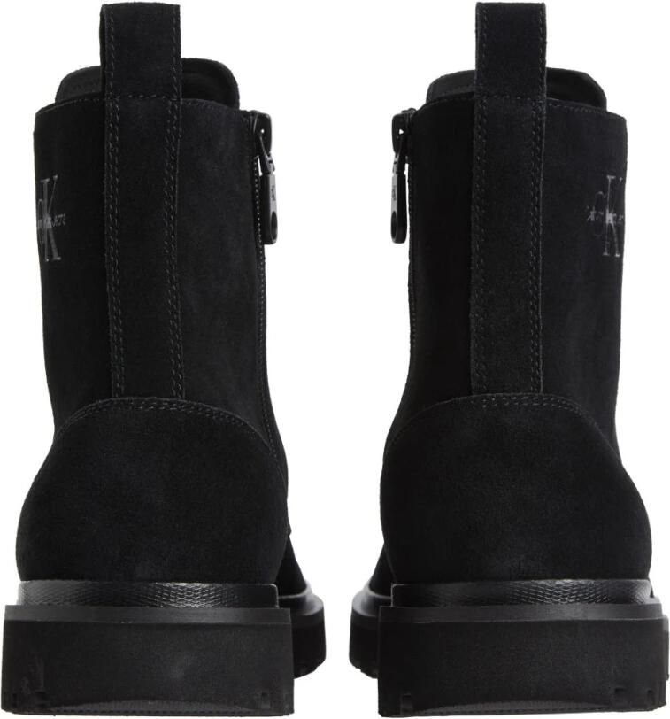 Calvin Klein Jeans Boots van leer met vetersluiting model 'EVA' - Foto 2