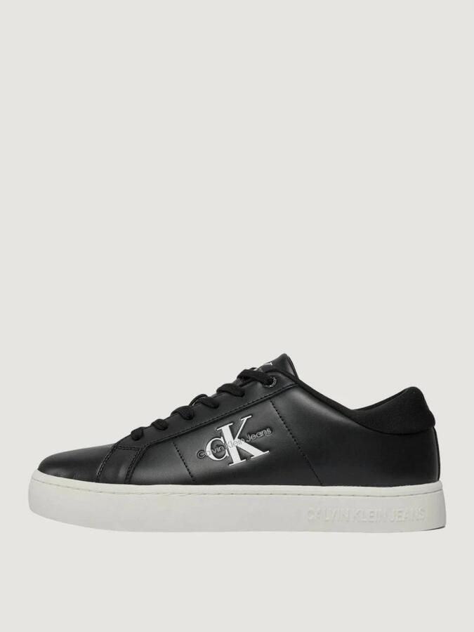 Calvin Klein Sneakers CLASSIC CUPSOLE LACEUP LOW LTH met contrastkleurige logoprint vrijetijdsschoen lage schoen veterschoen - Foto 6