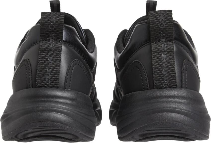 Calvin Klein Retro Tennis Lace Up Heren Sneakers Zwart - Foto 4
