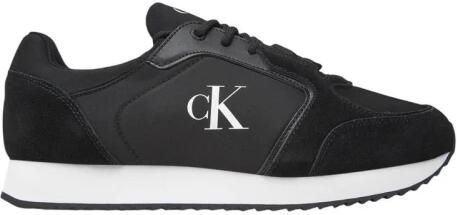 Calvin Klein Slip-on sneakers RETRO RUNNER SOCK LACE UP NY-SU Lage schoen vrijetijdssneaker met CK-logo en opgestikte vetersluiting
