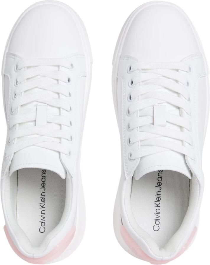 Calvin Klein Witte Leren Dames Sneaker - Foto 2