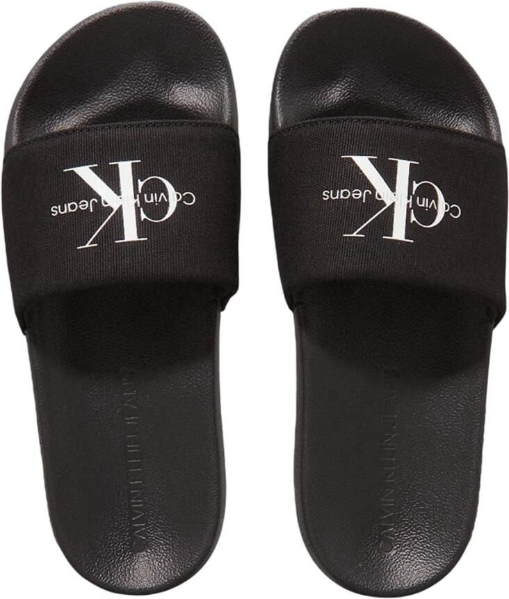 Calvin Klein Jeans Zwarte Casual Textiel Dames Sandalen