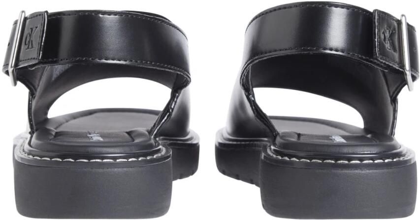 Calvin Klein Jeans Zwarte platte sandalen voor vrouwen - Foto 3