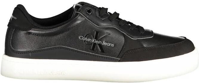 Calvin Klein Jeans Sneakers van leer met reliëflogo model 'CLASSIC CUPSOLE'