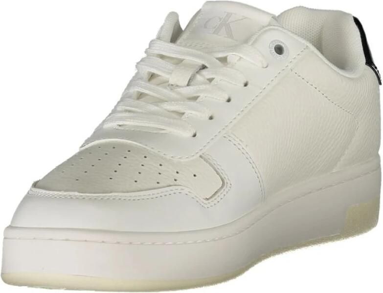 Calvin Klein Witte Leren Dames Sneaker