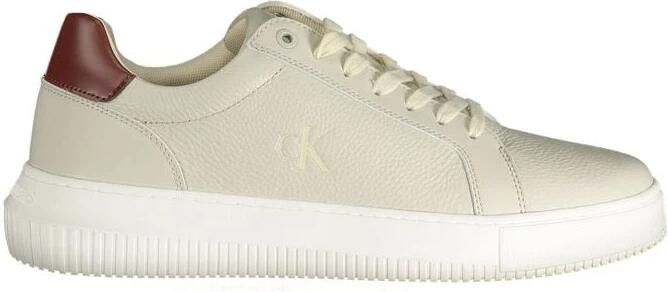 Calvin Klein Grijze Heren Sneaker met Bruine Accents - Foto 2