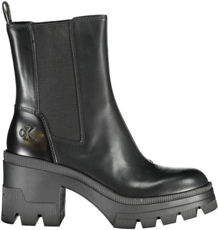 Calvin Klein Jeans Chelsea boots met blokhak model 'CHUNKY HEELED'