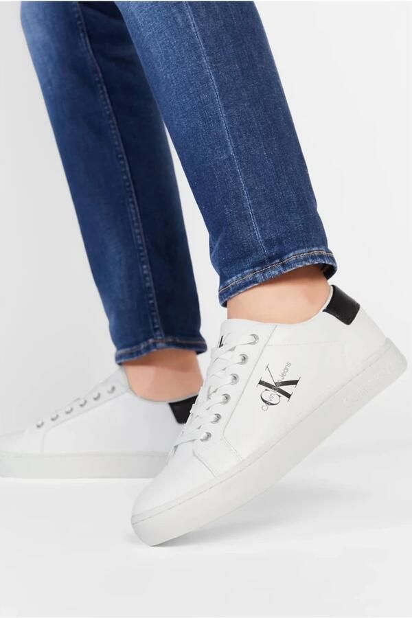 Calvin Klein Classic Cup Low Laceup Sneakers Schoenen Wit YM0YM00491-YAF