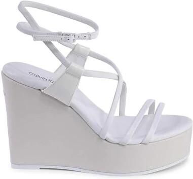 Calvin Klein Verstelbare Plateau Sleehak Sandalen