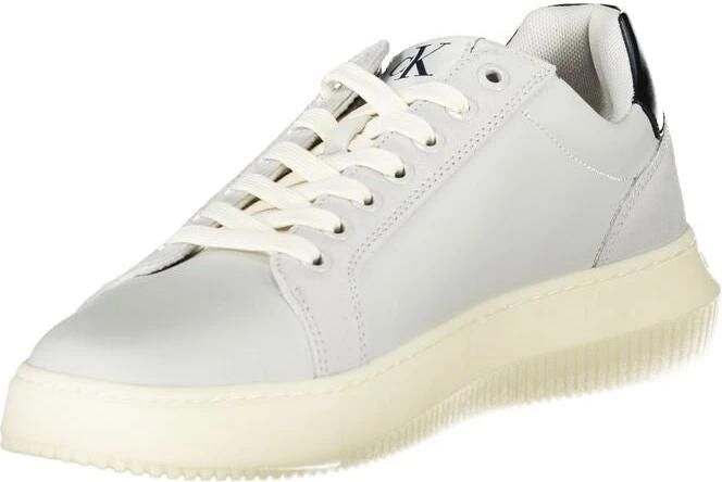 Calvin Klein Sportieve Grijze Sneakers met Printdetails Gray Heren