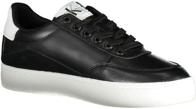Calvin Klein Zwarte Polyester Sneaker met Contrasterende Details Zwart Dames - Foto 4