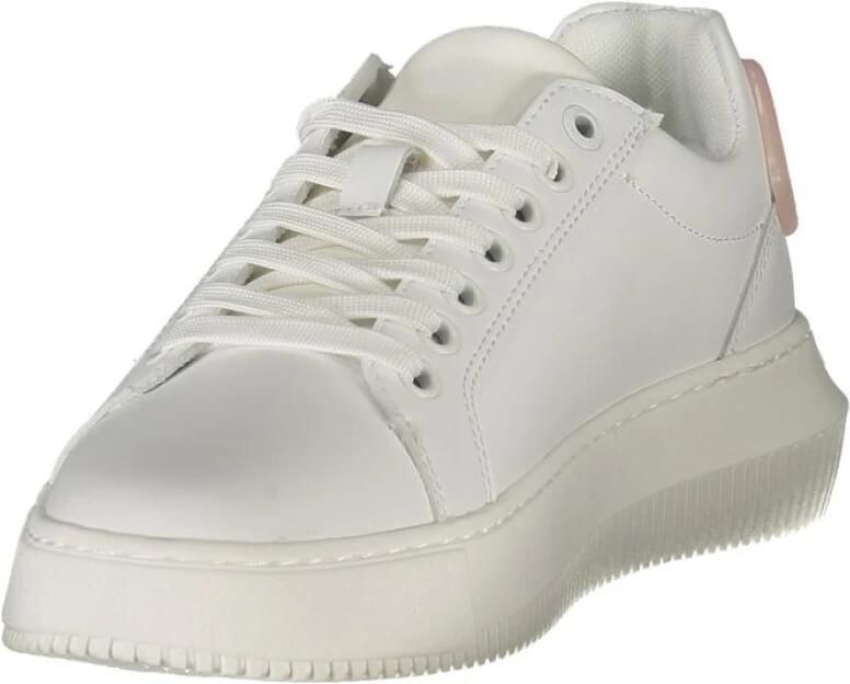 Calvin Klein Witte Leren Dames Sneaker