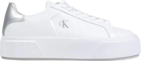 Calvin Klein Leren sneakers met veters en rubberen zool