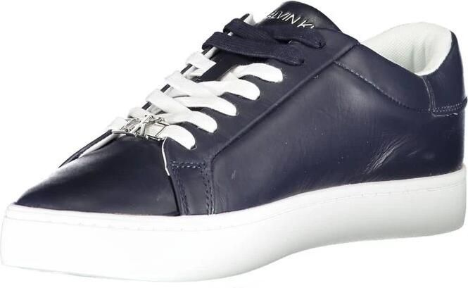 Calvin Klein Blauwe Polyester Sneaker met Contrasterende Details Blue Heren - Foto 4