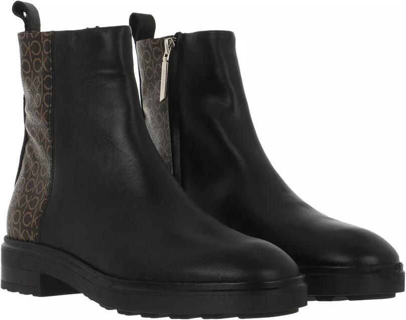 Calvin Klein Boots & laarzen Cleat Ankle Boot-Mono Mix in zwart