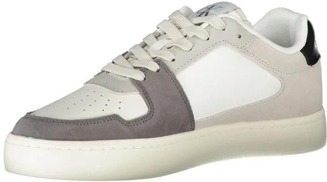 Calvin Klein Witte Vetersneaker voor Mannen White Heren