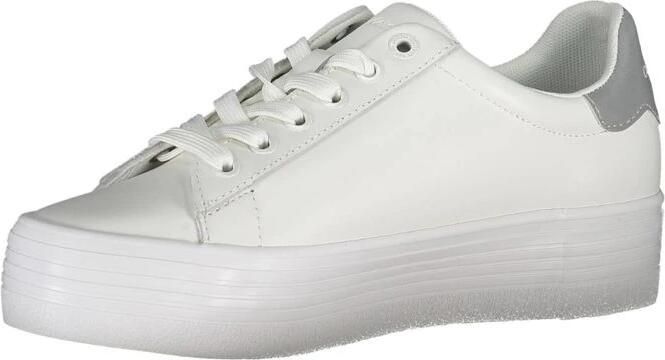 Calvin Klein Witte Platform Sneaker met Logo Print - Foto 2