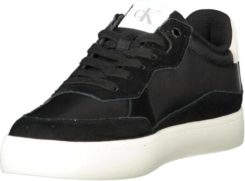 Calvin Klein Zwarte Polyester Sneaker met Gewatteerde Zool Black Heren - Foto 2