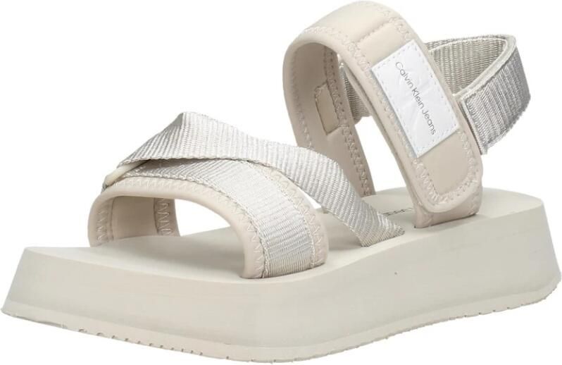 Calvin Klein Sandalen met klittenbandsluiting en elastiek - Foto 3