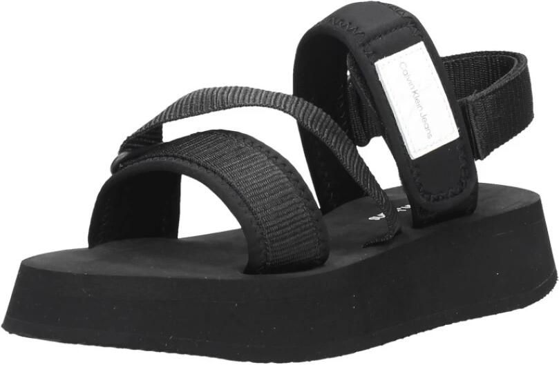 Calvin Klein Sandalen met klittenbandsluiting en elastiek - Foto 3
