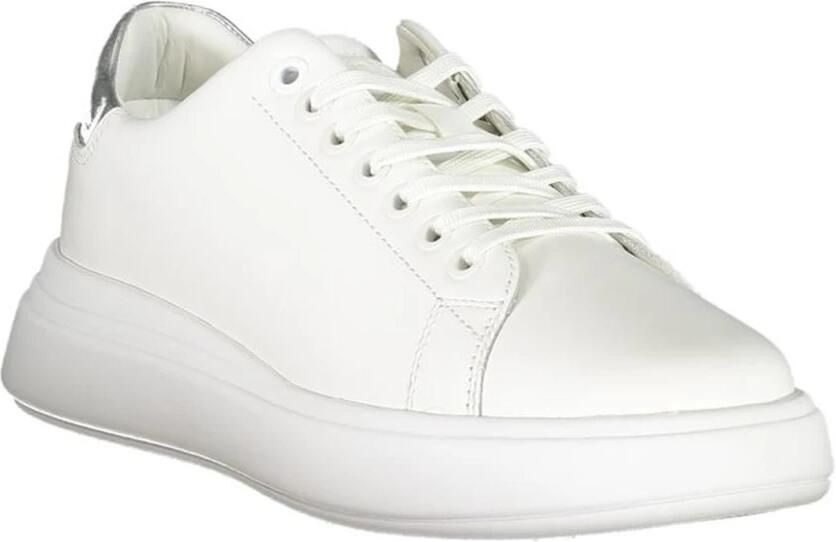 Calvin Klein Chique witte sneakers met contrasterende details