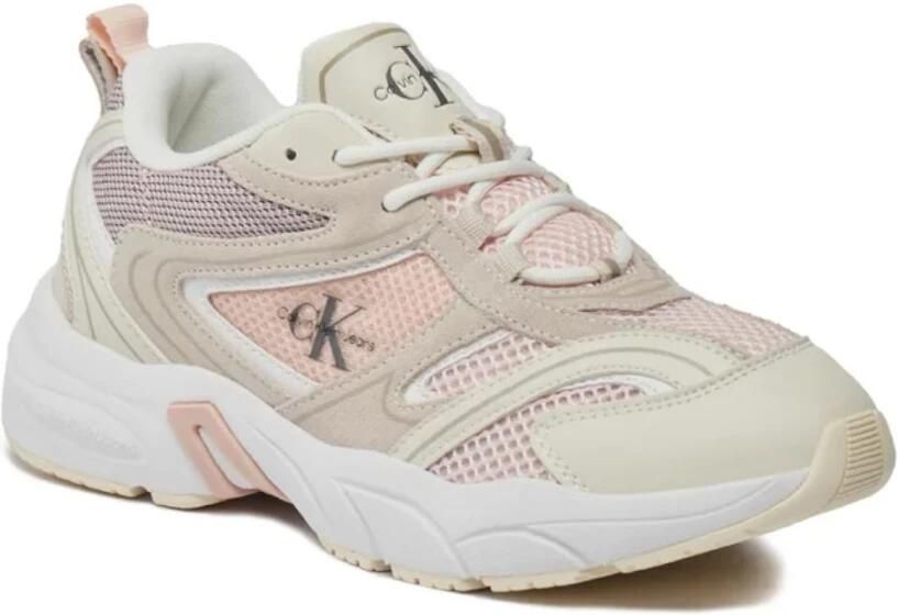 Calvin Klein Jeans Chunky sneakers met labeldetails model 'RETRO TENNIS'