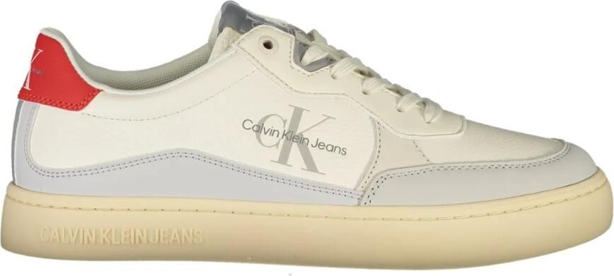 Calvin Klein Witte Polyester Sneaker met Contrastdetails White Heren - Foto 2
