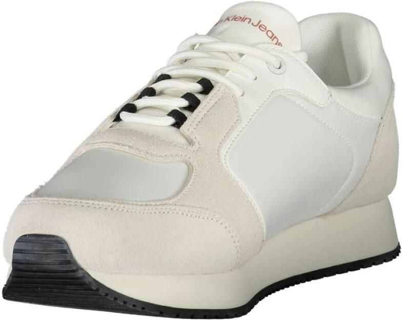 Calvin Klein Witte polyester sneakers voor heren - Foto 2