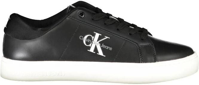 Calvin Klein Sneakers CLASSIC CUPSOLE LACEUP LOW LTH met contrastkleurige logoprint vrijetijdsschoen lage schoen veterschoen