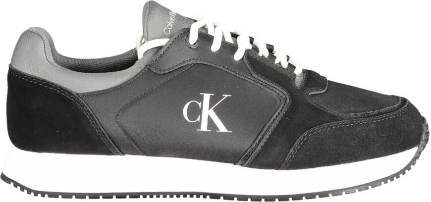 Calvin Klein Sportieve Zwarte Sneakers met Contrastdetails Black Heren - Foto 2