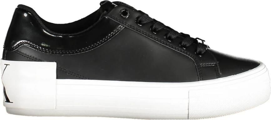 Calvin Klein Zwarte sneakers voor dames met sportschoenstijl Black