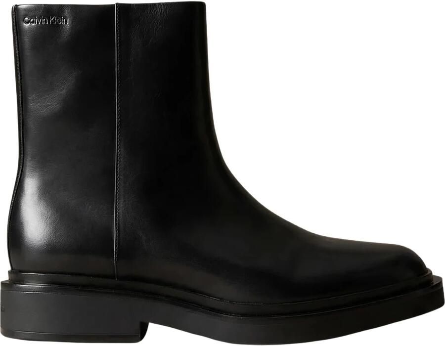 Calvin Klein SQ Rubber Zip Boot Lth