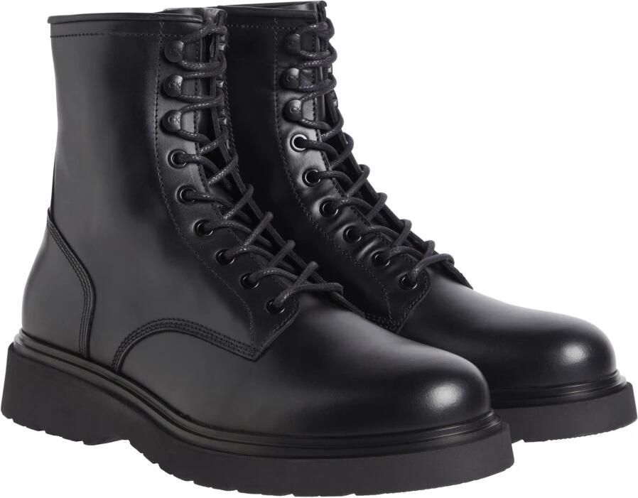Calvin Klein Zwarte Gesloten Veterschoenen Black Heren - Foto 4