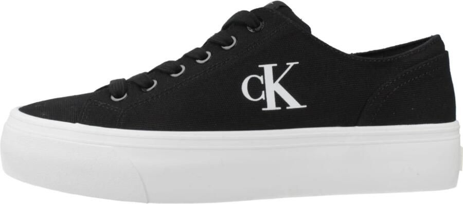 Calvin Klein Plateausneakers VULC FLATFORM LOW CV MG veterschoenen vrijetijdsschoen lage schoen met zijlogo - Foto 6