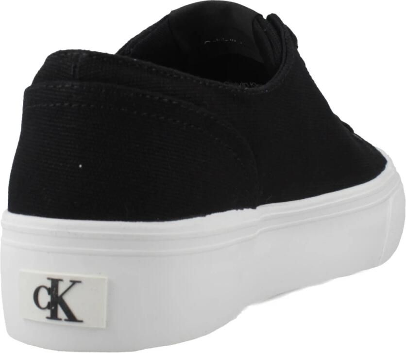 Calvin Klein Plateausneakers VULC FLATFORM LOW CV MG veterschoenen vrijetijdsschoen lage schoen met zijlogo - Foto 3