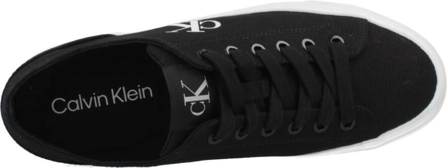 Calvin Klein Plateausneakers VULC FLATFORM LOW CV MG veterschoenen vrijetijdsschoen lage schoen met zijlogo - Foto 8