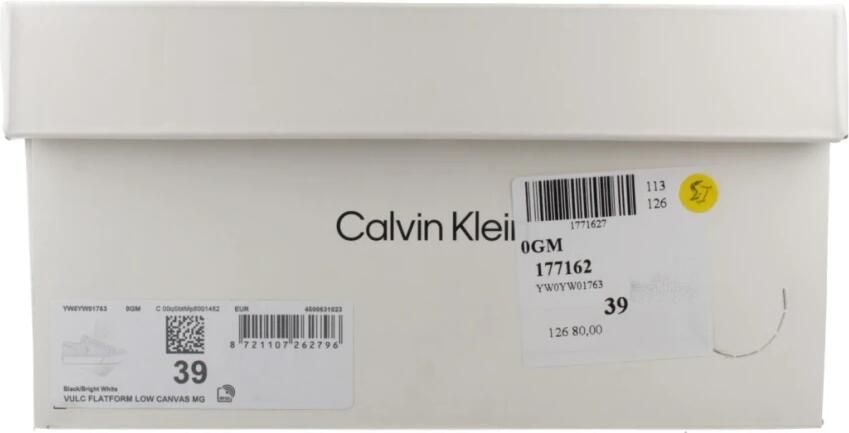 Calvin Klein Plateausneakers VULC FLATFORM LOW CV MG veterschoenen vrijetijdsschoen lage schoen met zijlogo - Foto 4