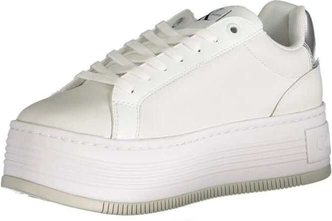 Calvin Klein Plateausneakers BOLD PLATF LOW LACE LTH ML MTL met zijlogo vrijetijdsschoen lage schoen veterschoen - Foto 2