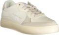 Calvin Klein Elegante witte sneakers met contrasterende accenten White Heren - Wit