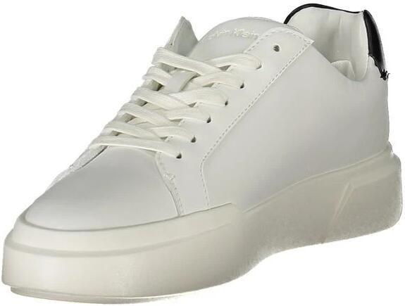 Calvin Klein Witte Leren Dames Sneaker