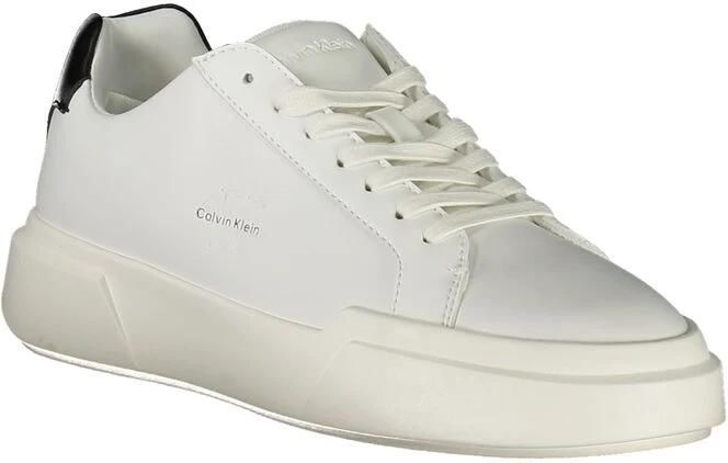 Calvin Klein Witte Leren Dames Sneaker - Foto 3
