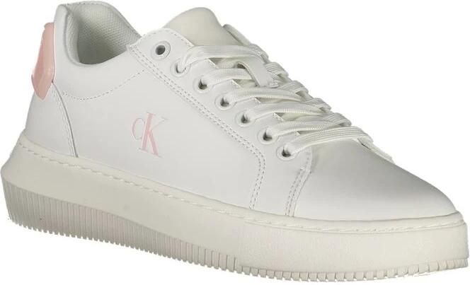 Calvin Klein Witte Leren Dames Sneaker - Foto 3