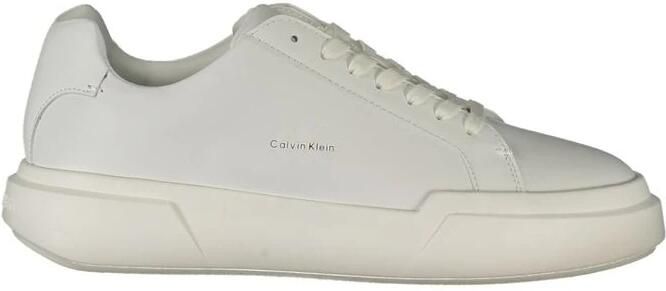 Calvin Klein Witte Leren Dames Sneaker Trendsetter - Foto 2