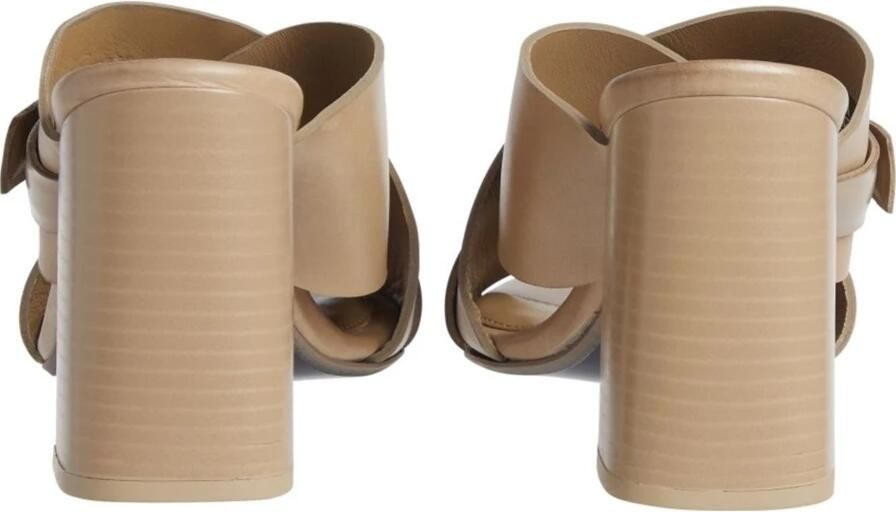 Calvin Klein Stijlvolle Leren Hakken Muiltjes Beige Dames - Foto 5