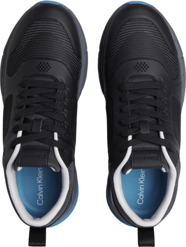Calvin Klein Zwarte Mesh Sneakers met Veters - Foto 3