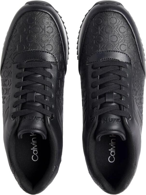 Calvin Klein Zwarte Vetersneakers Black Dames - Foto 2
