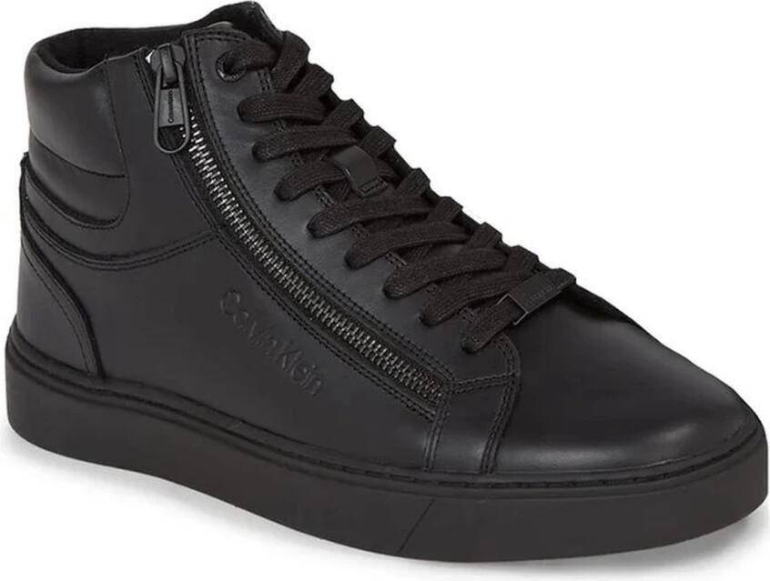 Calvin Klein Hoge veterschoenen HIGH TOP LACE UP W ZIP RUBB