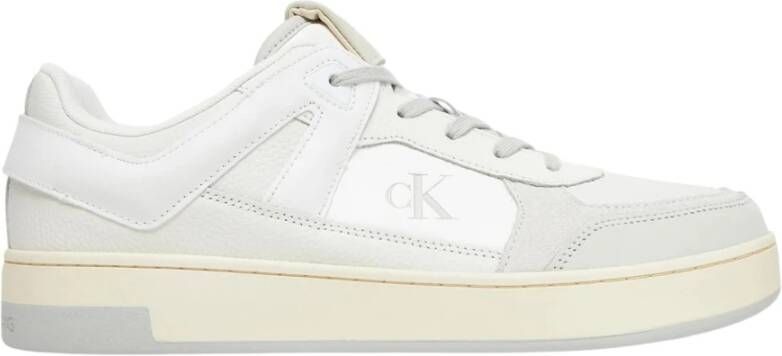 Calvin Klein Sneakers BASKET CUP LOW LACEUP LTH MIX basket-sneaker veterschoen halfschoen vrijetijdsschoen met ck-logo