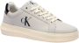 Calvin Klein Sportieve Grijze Sneakers met Printdetails Gray Heren - Thumbnail 1